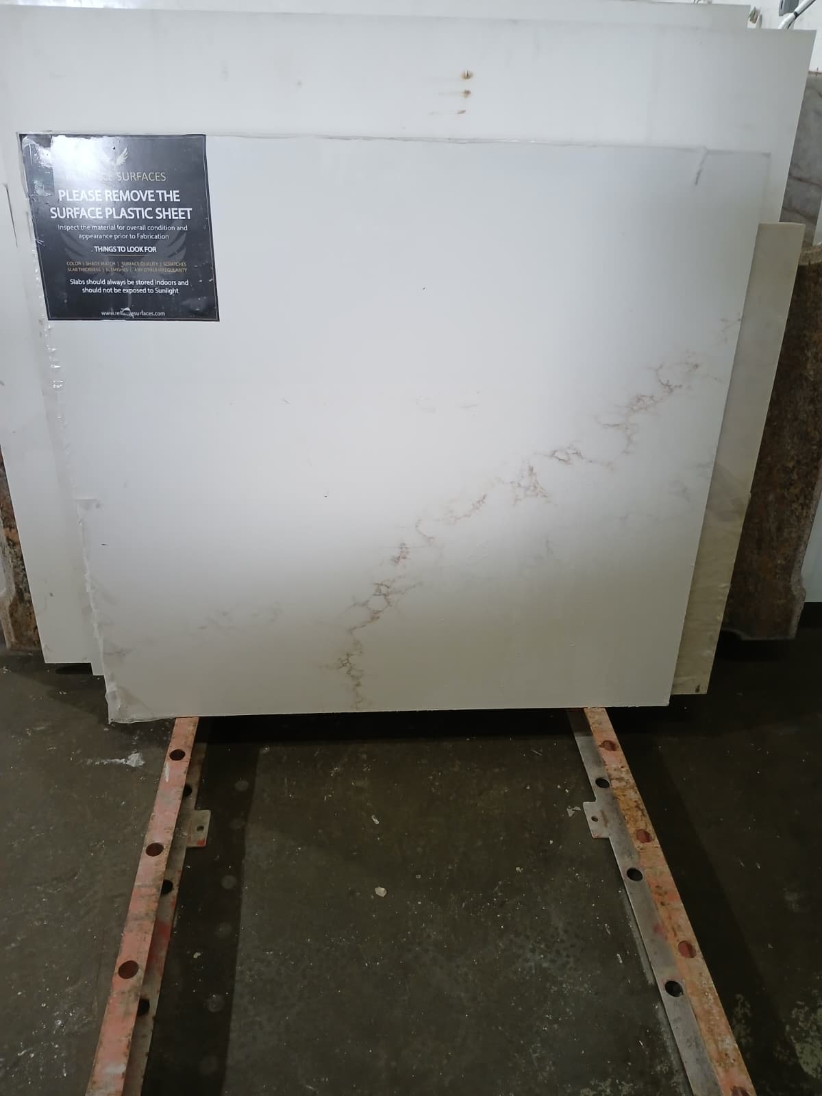 Actual view of Sunset Ridge Quartz